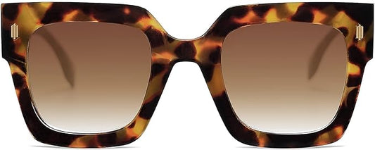 SOJOS Vintage Oversized Square Sunglasses