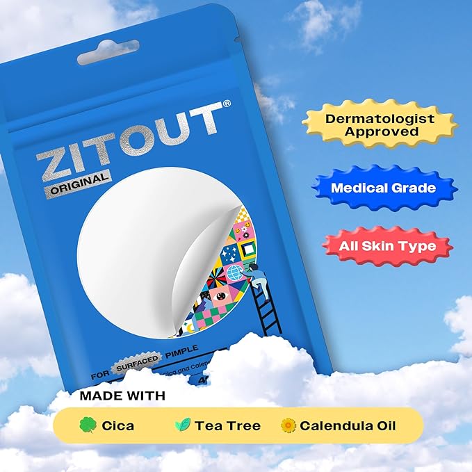 AVARELLE Acne Cover Patch, Now ZITOUT (40 Patches)